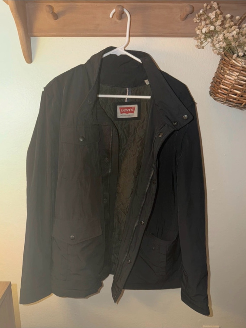 Levi's Men's Black Field Utility Jacket